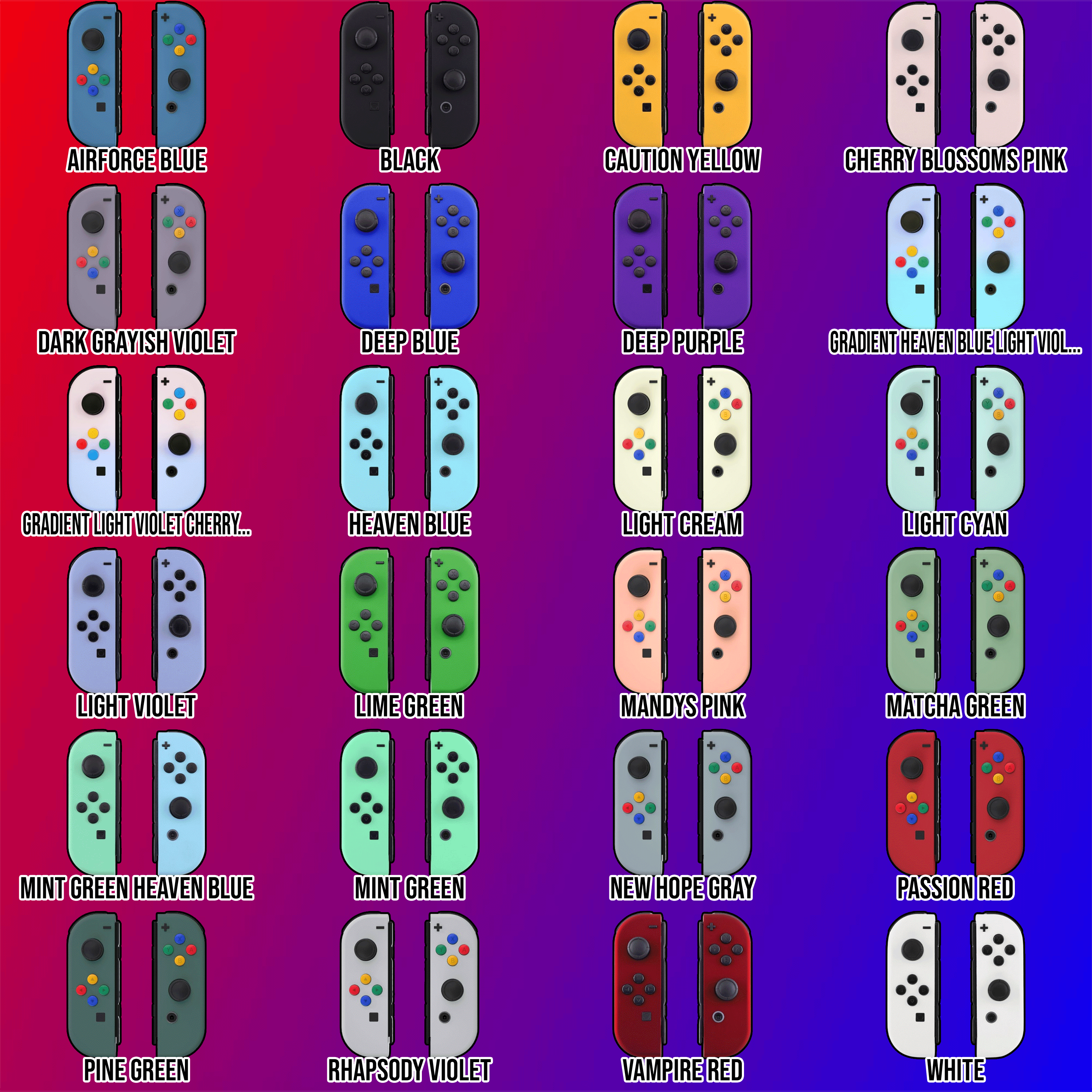 Custom Nintendo Switch Joycons