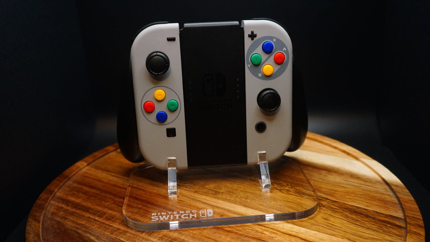 ModifedShells Custom, Custom EU SNES Nintendo Switch Joycons, Upgraded GuliKit Joystick (Drift Free)